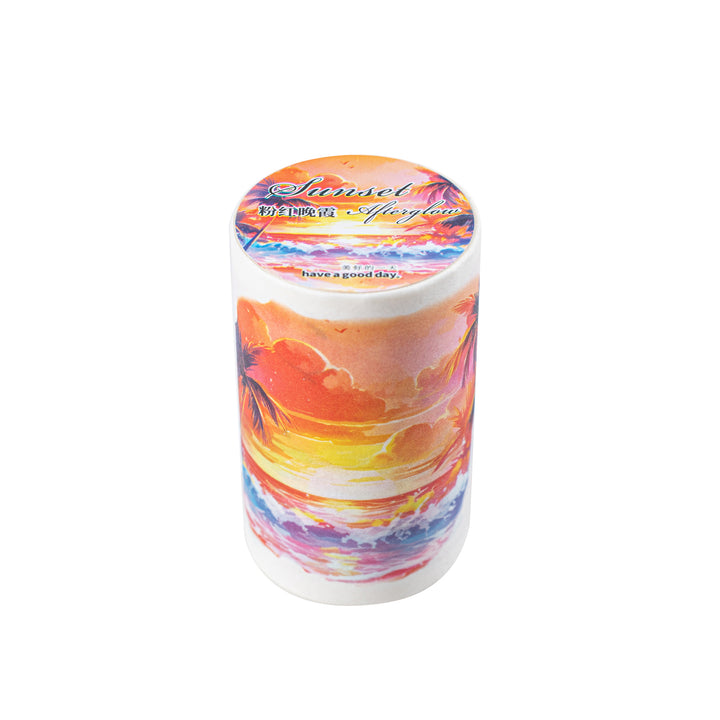 Afterglow of sunset PET Tape Dreamy Glow for Scrapbooking and Journals