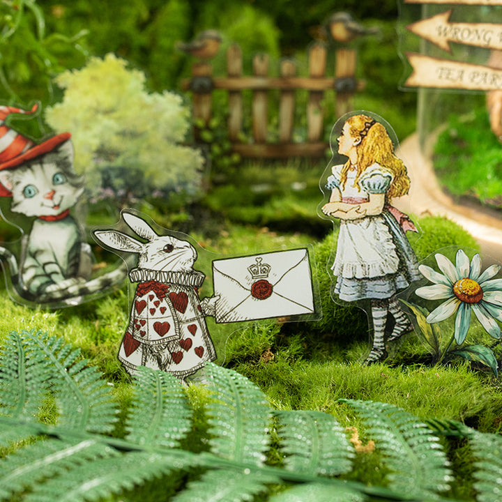 Alice Story Retro Stickers PET for Creative DIY Decoration
