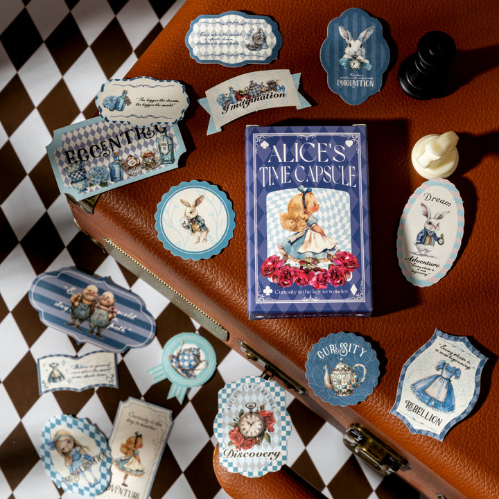 Alice's Time Box Fantasy Stickers for Decor