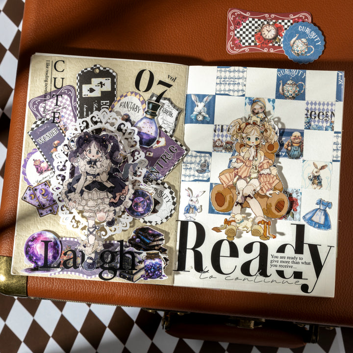 Alice's Time Box Magic Stickers for Journals