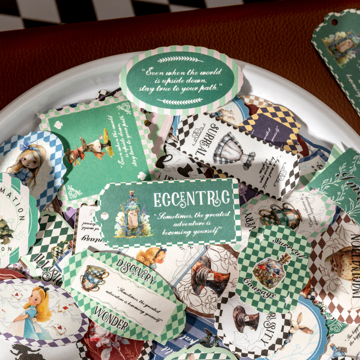 Alice's Time Box Magic Stickers for Scrapbook