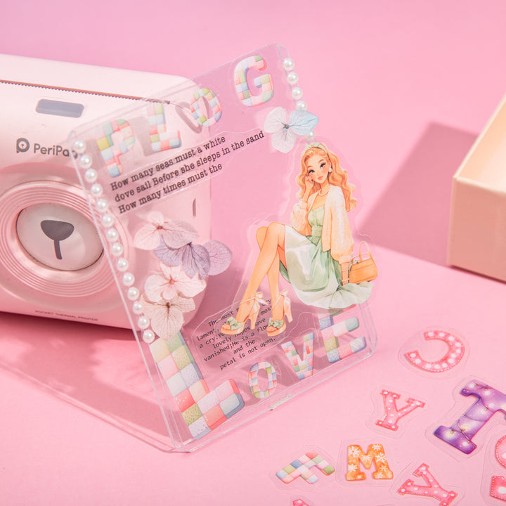 Alphabet Paradise PET Tape Creative Alphabet Art Tape
