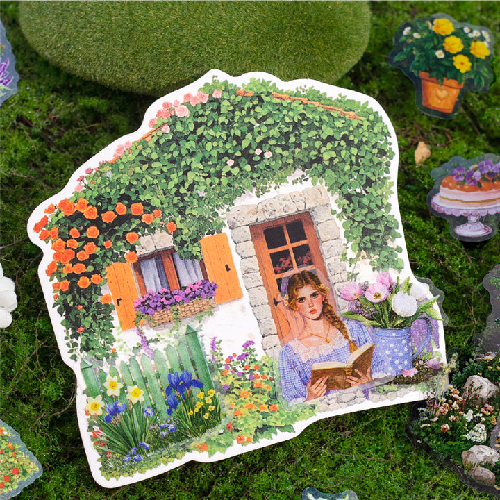 Always Romantic PET Scene Stickers with Characters