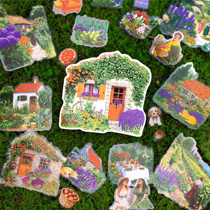 Always Romantic PET Stickers Garden Scene Pack