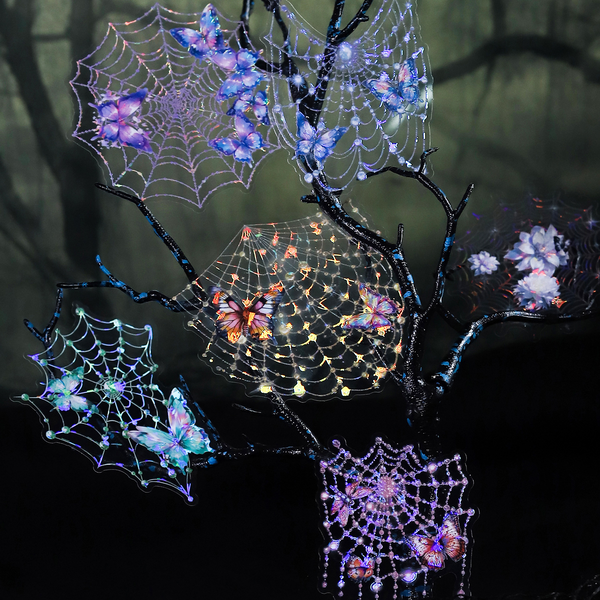 Amazing Art Spider PET Stickers Magic Gothic Design