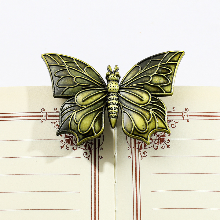 Ancient Bronze Vintage Insect Bookmark Handmade Bronze Decoration