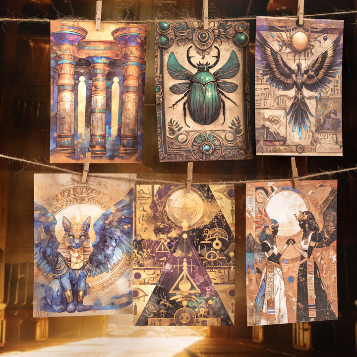 Ancient Egypt Retro Craft Paper Suitable for Scrapbook
