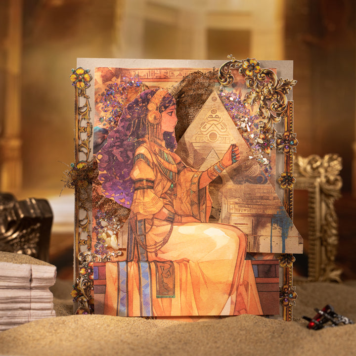 Ancient Egypt Retro Craft Paper Vintage DIY Projects