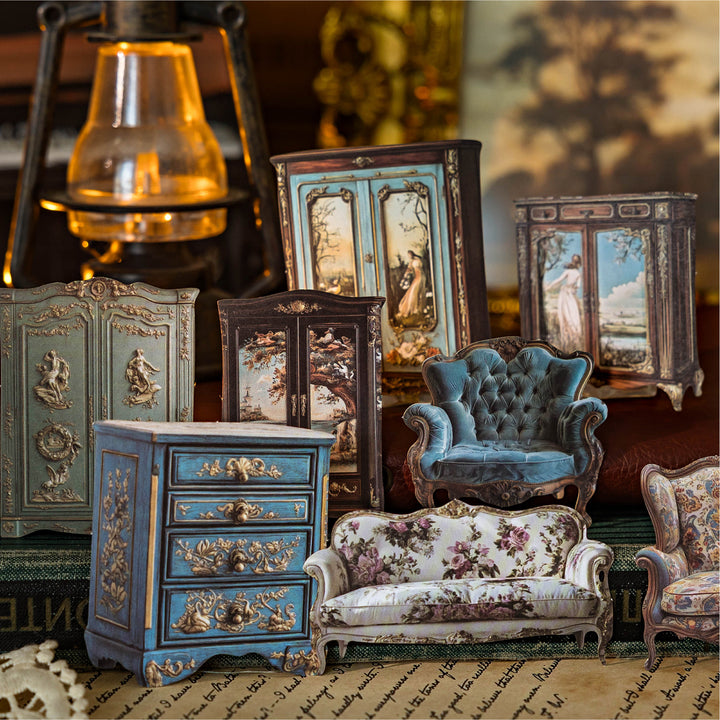 Antique Collection Museum Series Paper Material for Personalized Projects