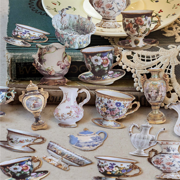 Antique Collection Museum Series Stickers for DIY Journal Projects