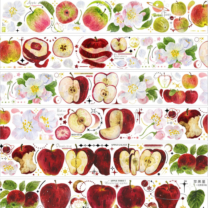Apple Star Tape For Gift Wrapping