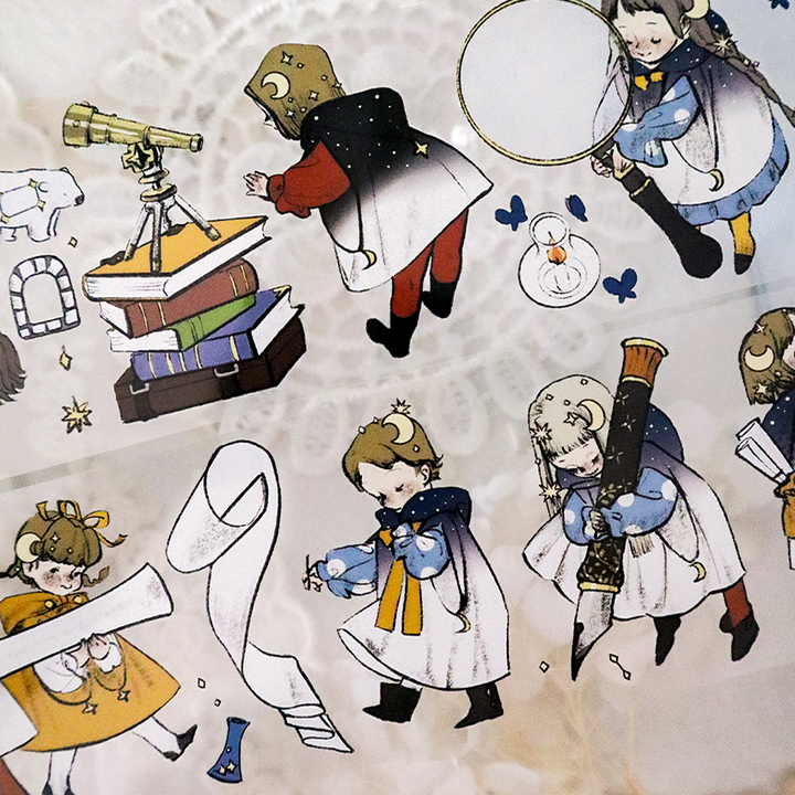 Apprentice Characters Cute Vintage Suitable For Scrapbook