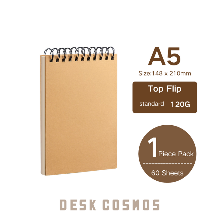 Art Journal A5 60 Sheets 120G Top Flip Smooth Paper Writing