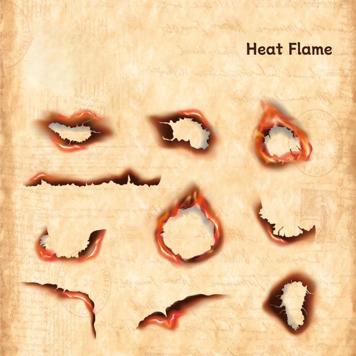 Ash Series Sticker Pack Retro Gothic Magic Fire Theme Stickers for Paper Crafts
