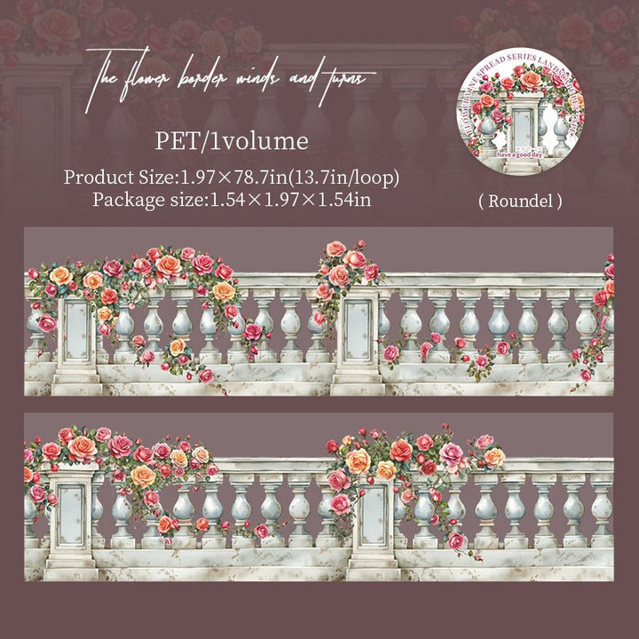 Climbing Vine Flower Scenery Tapes - Desk Cosmos