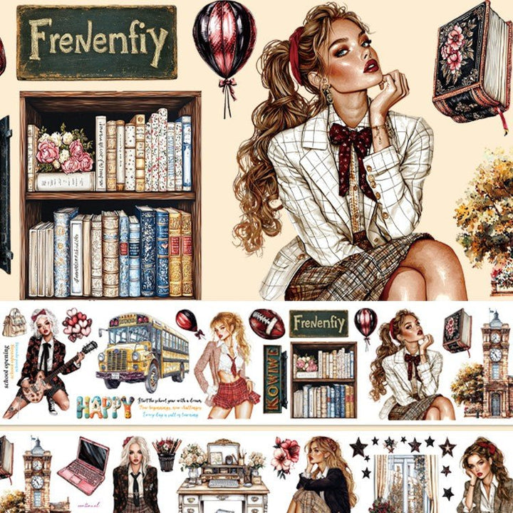 Back to School Retro Magic Suitable for Artistic Projects