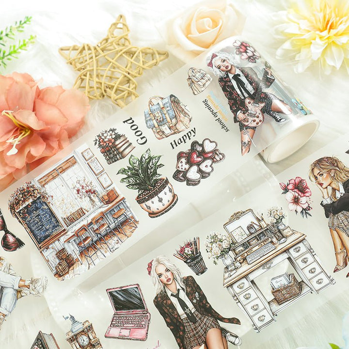 Back to School Retro Magic Suitable for Scrapbook Creations