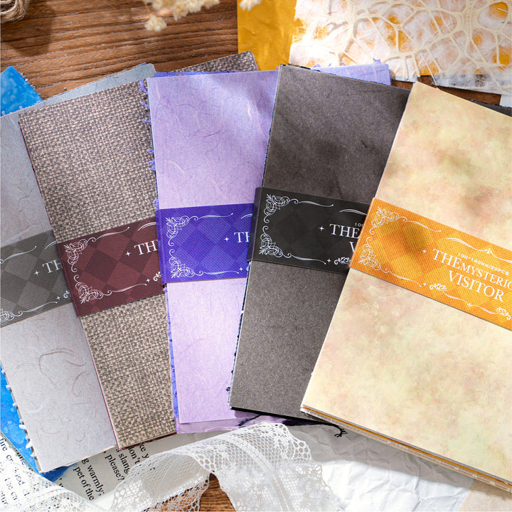 Background Paper Mysterious Visitor Aesthetic Paper Pack