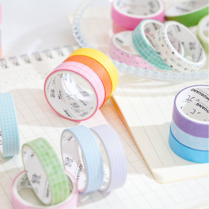 Basic Style Washi Tapes Fun Backgrounds for Handmade Projects