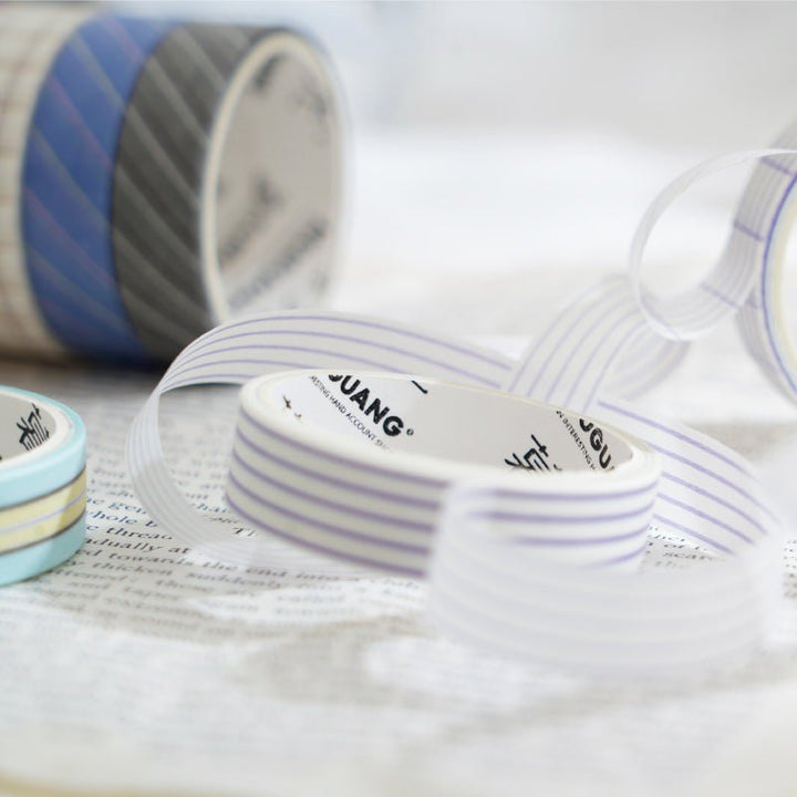Basic Style Washi Tapes Multi-purpose Backgrounds for Crafting