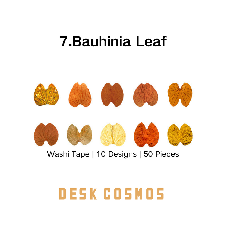 The sticker designs based on the Bauhinia Leaf come in 10 different styles.