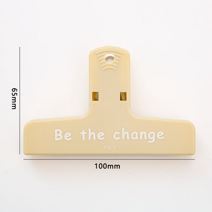 Be the Change Functional Binder Clip for Office Use