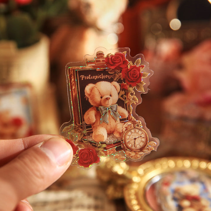 Bear Romance House Journal Stickers for Teens and Beginners