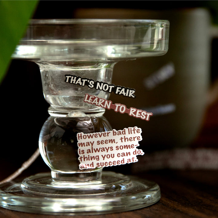 Belated Letter Retro Text Stickers for Scrapbook DIY Lovers