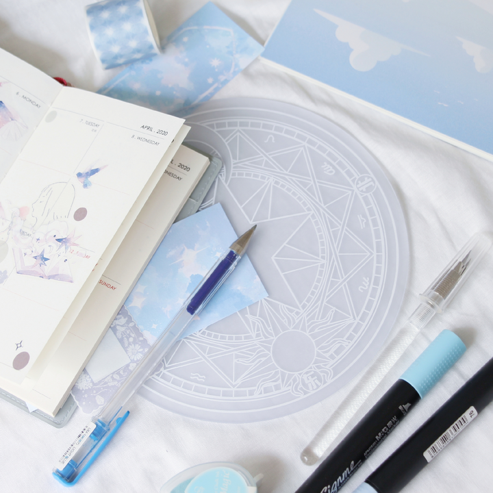 Black Gold Magic Series Starry Design Cutting Mat