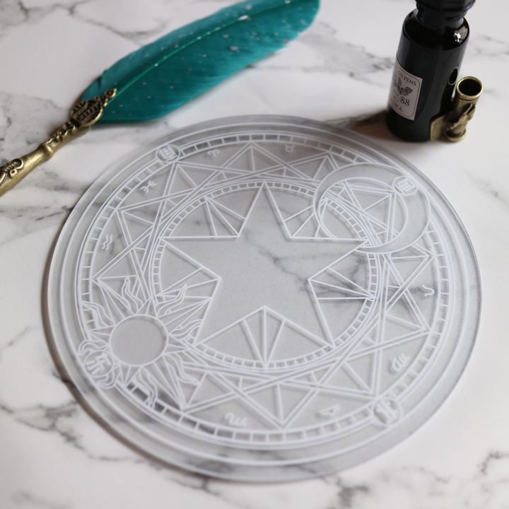 Black Gold Magic Series Stars Theme Cutting Mat