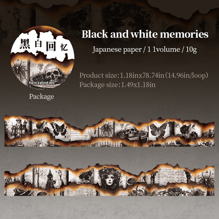 Black and White Memories Magic Stickers