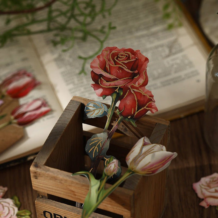 Blooming Letter Decorative Paper for Mood Boards