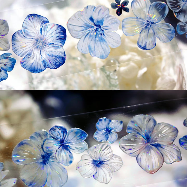 Blue Mist Isle Decorative PET Tape for Art Projects