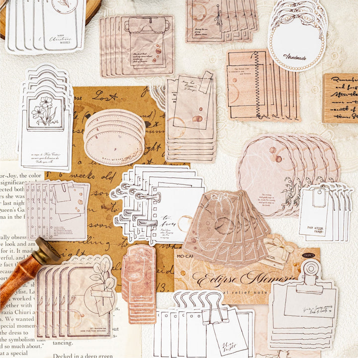 Border Craft Paper Evening Wind Chronicles Flower Plant Style