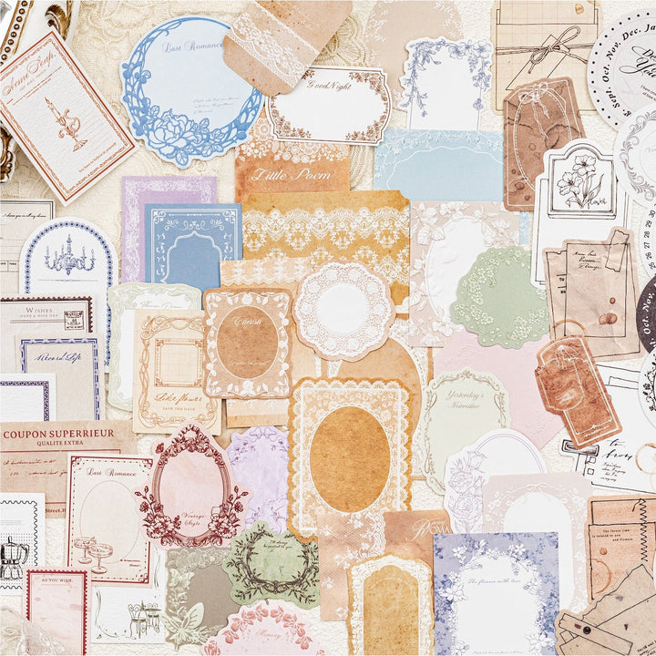 Border Craft Paper Evening Wind Chronicles Retro Embossed Texture