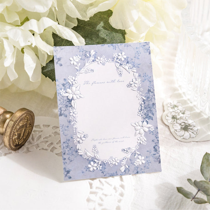 Border Craft Paper Evening Wind Chronicles Retro Label Collection