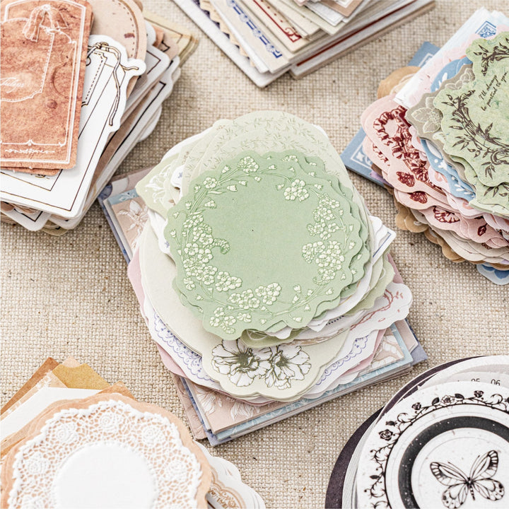 Border Craft Paper Evening Wind Chronicles White Kraft Material