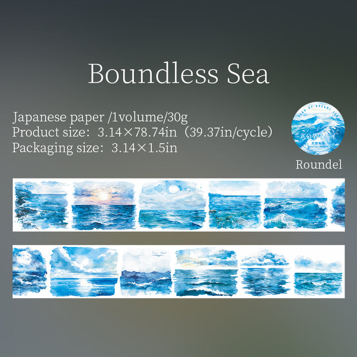 Boundless Sea Large Washi Tape