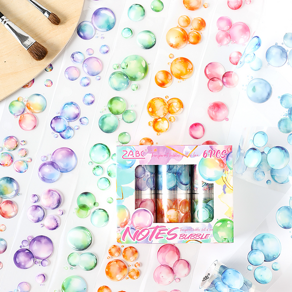 Bubble Tape PET Watercolor Bubble Series pastel scrapbook