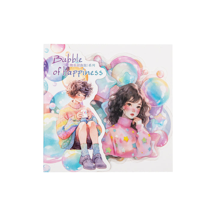 Bubble of Happiness PET Stickers Character Design Fantasy Suitable for Handcraft Projects
