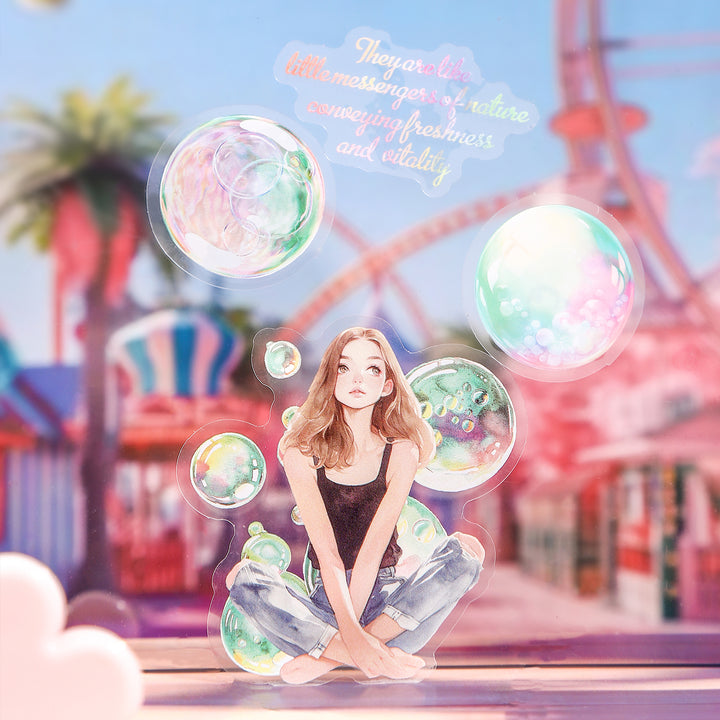 Bubble of Happiness PET Stickers Cute Bubbles DIY Love Fantasy
