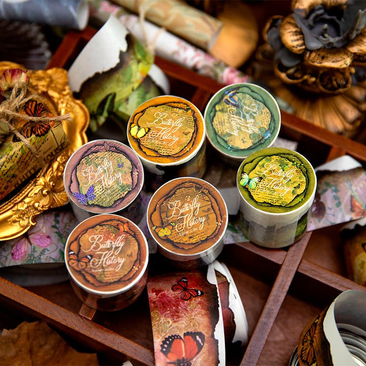 Butterfly Epic Series Ephemeral Washi Tape for Floral Decor