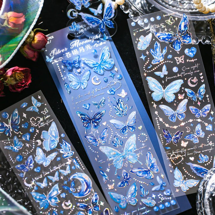 Butterfly Poem Series Romantic Butterfly Stickers Perfect for Scrapbooking