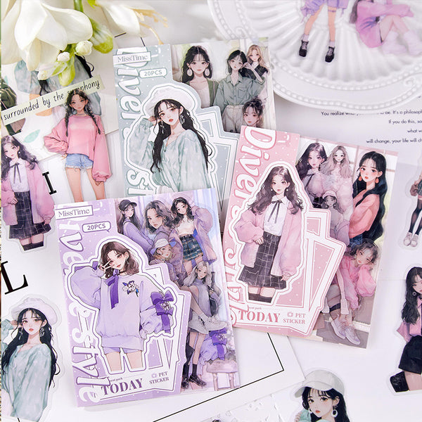 Captured Moments PET Stickers for Personalized Planners