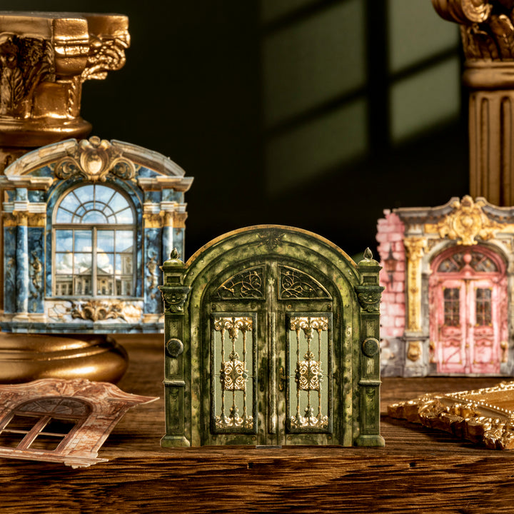 Cardstock Embellishments Old Doors and Windows Journal Decor