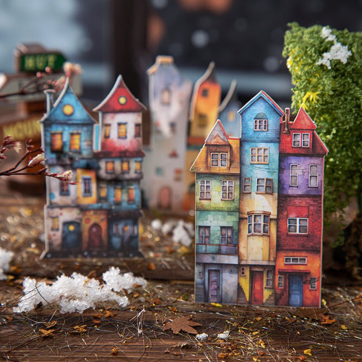 Cartoon Stickers Weird Cottage Retro Cottage Sticker Designs