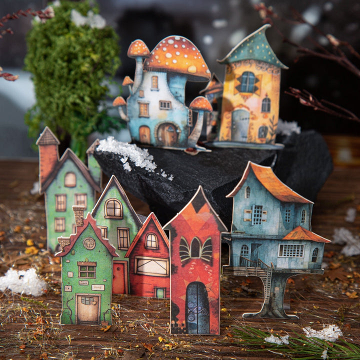 Cartoon Stickers Weird Cottage Retro Retro Cottage Theme