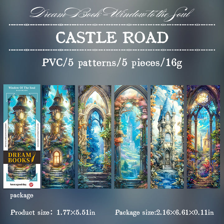 Castle Window PVC Bookmarks