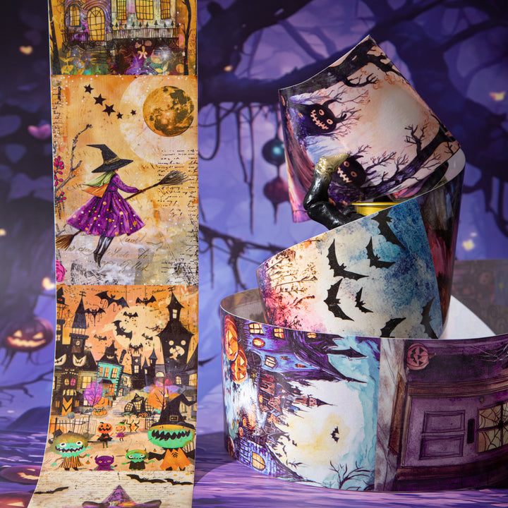 Celtic Town Gothic Halloween Washi Tape Cute DIY Journal Perfect for Handcraft