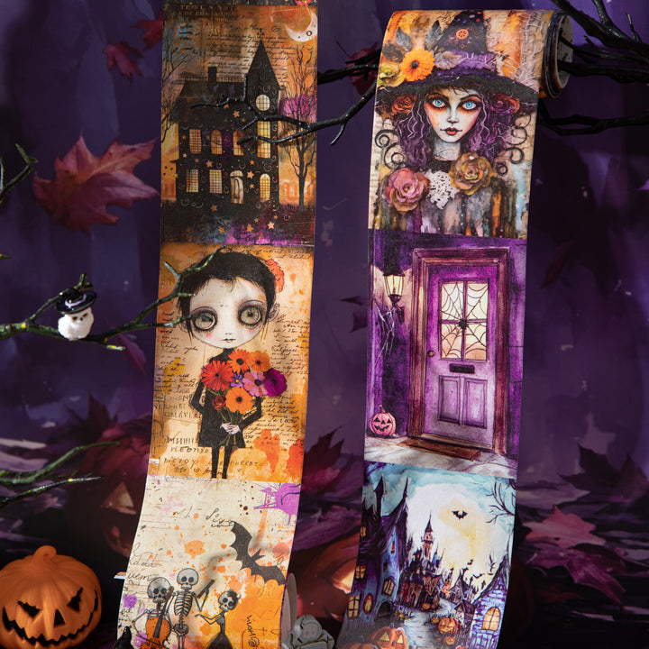 Celtic Town Gothic Halloween Washi Tape Festival Cute Style Perfect for Diary
